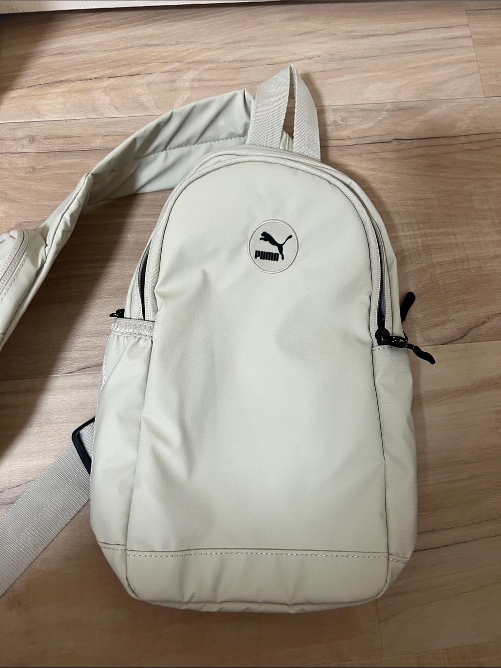 Puma Cream Sling Crossbody Bag